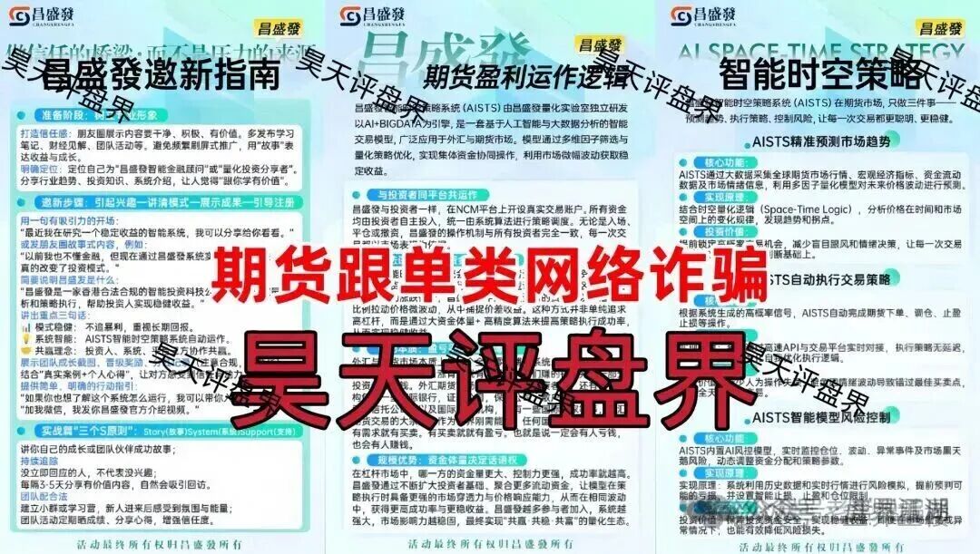 昌盛发期货NCM平台跟单类资金盘骗局,多个团队被单割,高度预警,崩盘在即!(1) 昌盛发期货NCM平台跟单类资金盘骗局,多个团队被单割,高度预警,崩盘在即!(1)