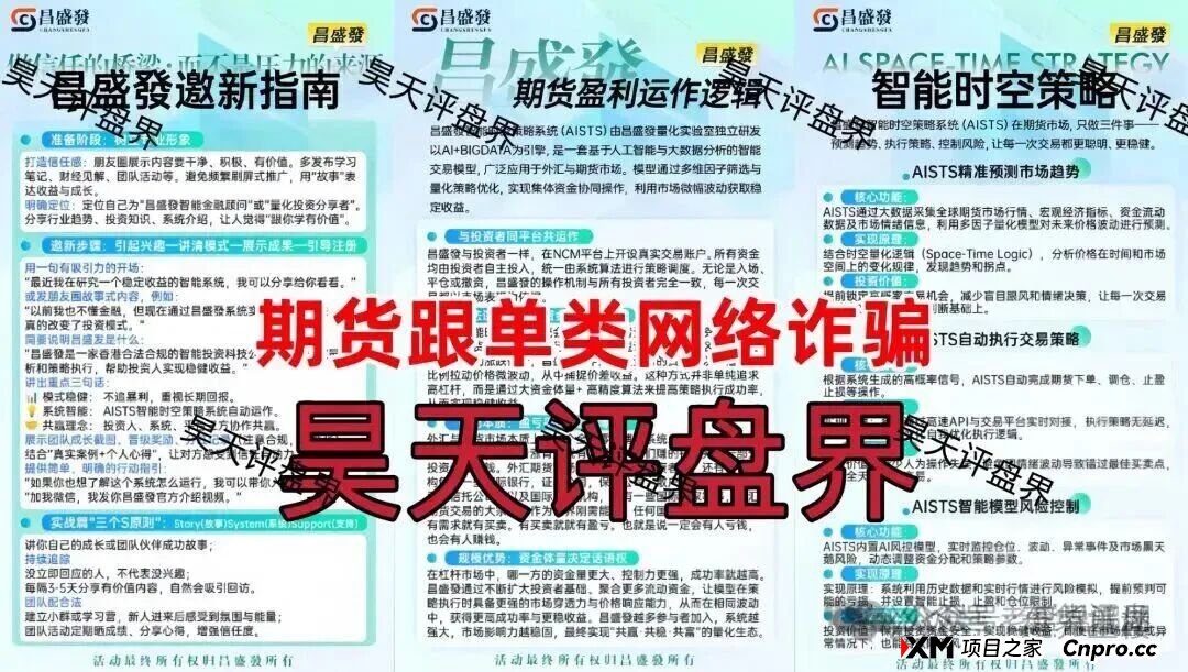 紧急预警:“昌盛发”期货资金盘骗局,冒充正规公司大量投诉文章,操盘手林