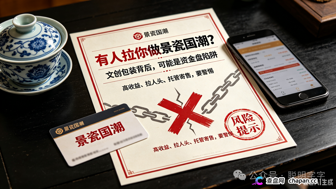 紧急预警｜“景瓷国潮”：正主声明从未授权，月收益30%靠新钱填旧账，国潮外