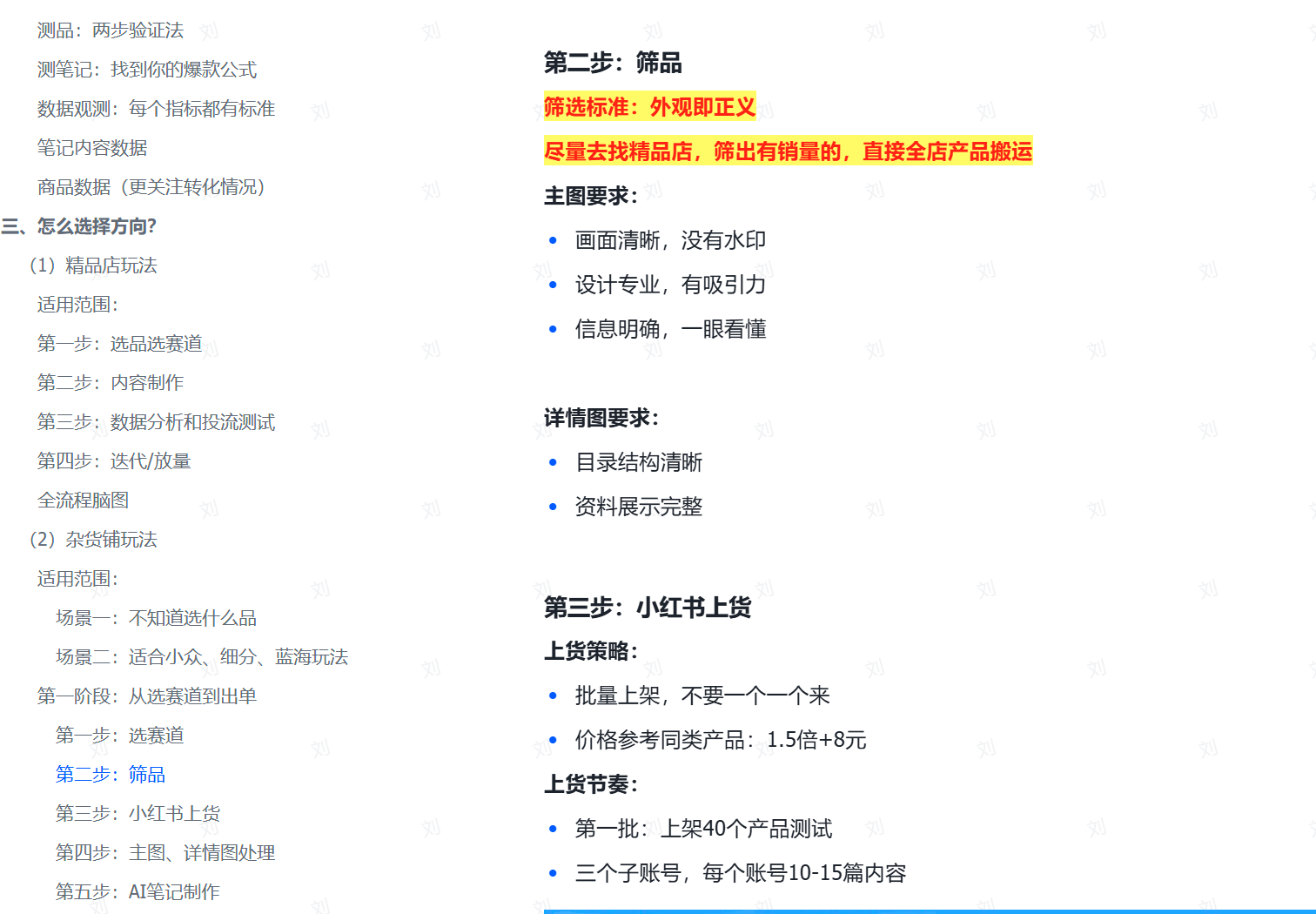 【已更新】小红书虚拟电商，起单店，投放，规模化放大，干货纯享版​，全文1.5W字的项目复盘